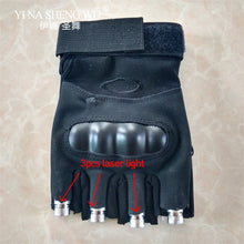 Load image into Gallery viewer, Green Laser Gloves Nightclub Bar Party Dance Singer Dance Performance Props DJ Mechanical Gloves LED Light Laser Gloves Unisex