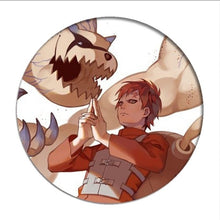 Load image into Gallery viewer, 1pcs Naruto Cosplay Badge Uchiha Sasuke Itachi Brooch Pin Hatake Kakash Cute Collection Badge for Backpack Clothes