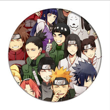Load image into Gallery viewer, 1pcs Naruto Cosplay Badge Uchiha Sasuke Itachi Brooch Pin Hatake Kakash Cute Collection Badge for Backpack Clothes