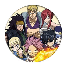 Load image into Gallery viewer, 1pcs Anime Fairy Tail Cosplay Badge Cartoon Natsu Lucy Brooch Pins Collection bags Badges for Backpacks Clothes Decoration
