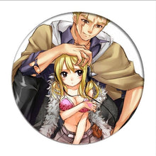 Load image into Gallery viewer, 1pcs Anime Fairy Tail Cosplay Badge Cartoon Natsu Lucy Brooch Pins Collection bags Badges for Backpacks Clothes Decoration