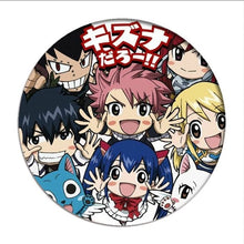 Load image into Gallery viewer, 1pcs Anime Fairy Tail Cosplay Badge Cartoon Natsu Lucy Brooch Pins Collection bags Badges for Backpacks Clothes Decoration