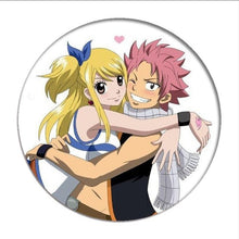Load image into Gallery viewer, 1pcs Anime Fairy Tail Cosplay Badge Cartoon Natsu Lucy Brooch Pins Collection bags Badges for Backpacks Clothes Decoration