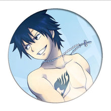 Load image into Gallery viewer, 1pcs Anime Fairy Tail Cosplay Badge Cartoon Natsu Lucy Brooch Pins Collection bags Badges for Backpacks Clothes Decoration