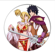 Load image into Gallery viewer, 1pcs Anime Fairy Tail Cosplay Badge Cartoon Natsu Lucy Brooch Pins Collection bags Badges for Backpacks Clothes Decoration
