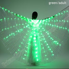 Load image into Gallery viewer, New Wings Sticks Adult Led Isis With Adjustable Belly Dance lamp Props 360 Degrees Accessories Children Open 360 Angle LED Wing
